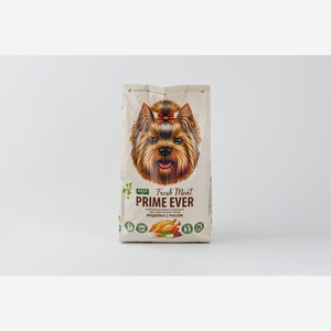 Корм сухой полнорационный Индейка с рисом для собак мелких пород Prime Ever Fresh Meat, 2,8 кг 2.8 кг