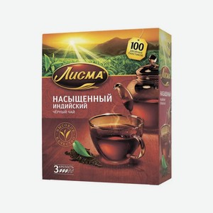 Чай Лисма Крепкий/Насыщенный, 100 пак., 200 г