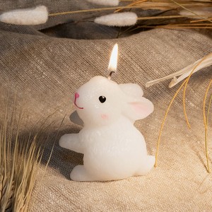Свеча «Кролик», в ассортименте, 7.5х6 см