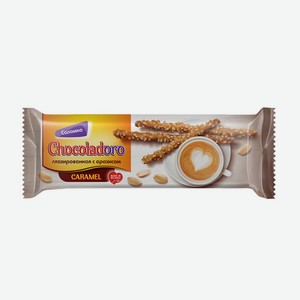Соломка глазированная с арахисом  Chocoladoro caramel , 180 г