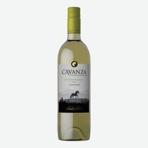 Вино Cavanza Sauvignon blanc белое сухое, 0,75л