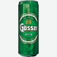 Пиво светлое   Gosser  , пастеризованное, 4,7%, ж/б, 0,43 л