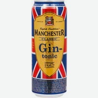 Джин-тоник   Manchester   Classic, 7,2%, 0,45 л
