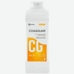 Средство для коагуляции (осветления) воды Grass CRYSPOOL Coagulant, 1 л