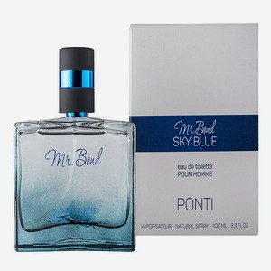Туалетная вода Понти Парфюм для мужчин Mr. Bond SKY BLUE 85 мл