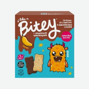 Печенье с шоколадом Take a Bitey Банан 125 г