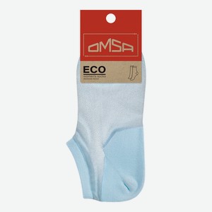 Носки женские Omsa суперукороченные голубые Eco 251 размер 35-38 Китай