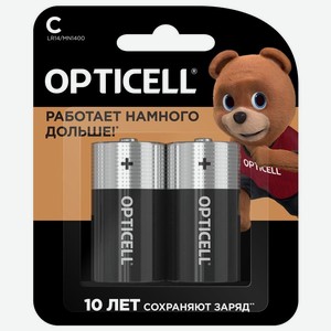 Батарейки Opticell Basic C, 2шт Китай