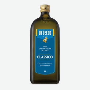 Масло оливковое De Cecco Extra virgin 100%, 1л Италия
