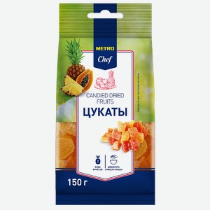 METRO Chef Цукаты ананас-папайя, 150г Россия