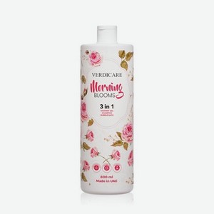 Гель - шампунь - пена для тела и волос Verdicare Morning Blooms 3 in 1 800мл