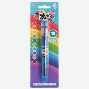 Ручка Kangaru Twixie Синяя многоцветная ароматизированная 10 в 1