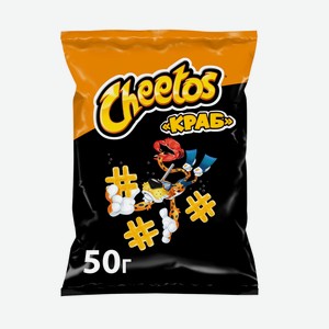 Кукурузные снэки Cheetos со вкусом Краб 50г