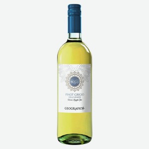 Вино Geografico Pinot Grigio delle Venezie белое сухое Италия, 0,75 л