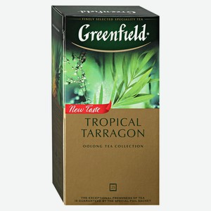 Чай зеленый Greenfield Tropical Tarragon оолонг, 25x2 г