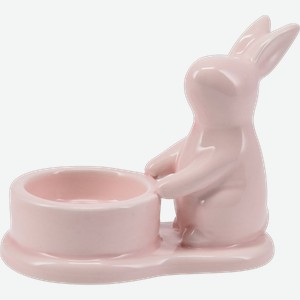 Подсвечник для чайной свечи Купман кролик цветной Купман Интернэшнл , 1 шт
