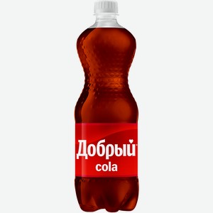 Напиток газированный б/алк.Добрый Кола 1л /Россия/