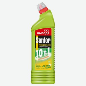 Средство санитарно-гигиеническое Sanfor Универсал Лимонная свежесть, 1500 мл