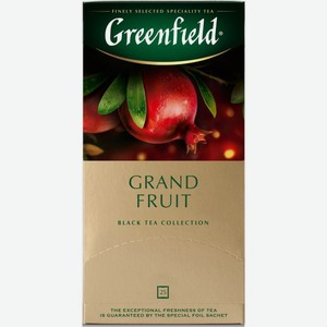 Чай черный Greenfield Grand Fruit в пакетиках, 25 шт