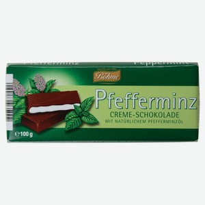 Шоколад Böhme с начинкой перечная мята, 100 г
