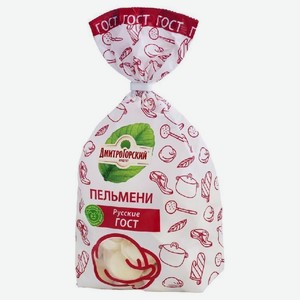 Пельмени Русские ГОСТ 700г Дмитрогорский продукт