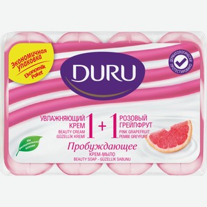 Мыло Duru Soft Sens розовый Грейпфрут 4*