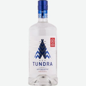 Водка Спирт Альфа 40% Тундра аутентик Татспиртпром с/б, 0,7 л