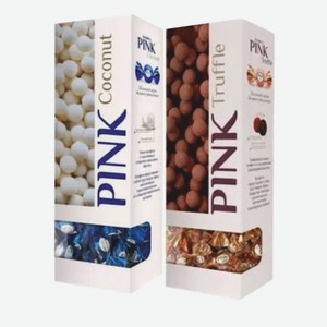 Набор конфет «Pink»: Truffle, Coconut; г.Москва, «Марсианка», 163 г