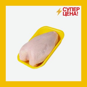 Грудка с кожей цыплёнка-бройлера замороженная вес Ангарск