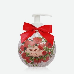 Жидкое крем - мыло Aroma Soap   Luxury Rose   450мл