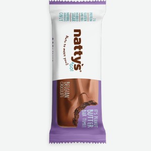 Шоколадный Батончик Nattys&Go!® Brownie С Арахисовой Пастой И Какао, Покрытый Молочным Шоколадом
