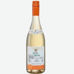 Вино Флер де ля Рэн белое полусладкое 0,75л 11%