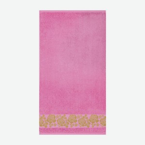 Полотенце махровое Розы 50х80см 400 г/м2 ПТА-3601-2023 цв.177 розовый