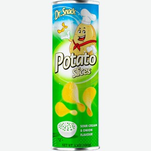 Potato Slices Sour Cream & Onion Flavour Dr.Snack