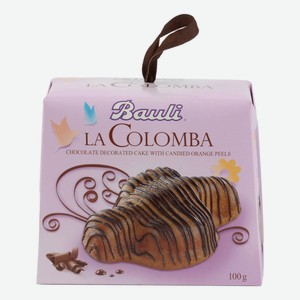 Кулич Bauli Colombia с цукатами в шоколадной глазури, 100г Италия