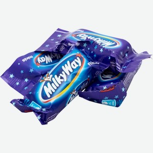 Шоколадный батончик Milky Way Minis с суфле в молочном шоколаде, кг