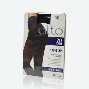 Женские моделирующие колготки Atto Push Up 70den Nero 3 размер