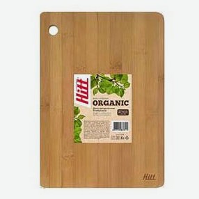 Доска разделочная Hitt Organic бамбуковая, 32х19 см