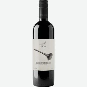 Вино Stobi Makedonsko красное полусухое 11% 1л