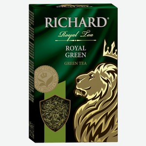 Чай зелёный RICHARD Royal Classic ROYAL GREEN листовой ский высший сорт 90г