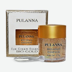 Крем-гель для век PULANNA Интенсивный от морщин отёков с золотом гиалуроновой кислотой кофеином-Bio-gold Essence 21г