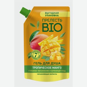 Гель д/душа Прелесть BIO Тропическое манго 500мл, дойпак