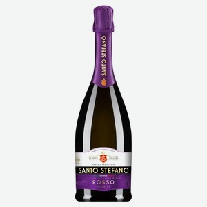 Винный напиток Santo Stefano Rosso Amabile красный полусладкий Россия, 0.75 л