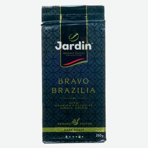 Кофе Жардин Браво Бразилия Молотый 250г М/у