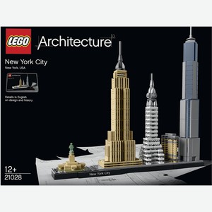 Конструктор с 12 лет 21028 Лего архитектура нью-йорк Лего к/у, 1 шт