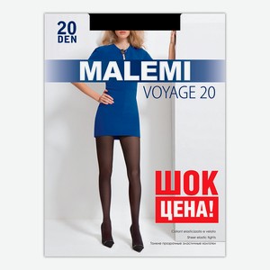 Колготки Malemi Voyage 20 ден, размер 2, nero (черные)