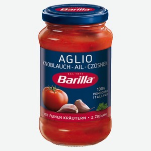 Соус Barilla Aglio с чесноком и зеленью, 400г Италия