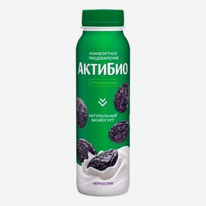 Биойогурт питьевой Актибио чернослив 1,5% 260 г