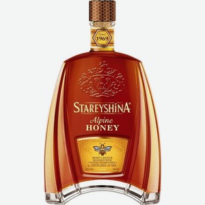 Ликер Stareyshina Alpine honey десертный 35% 500мл