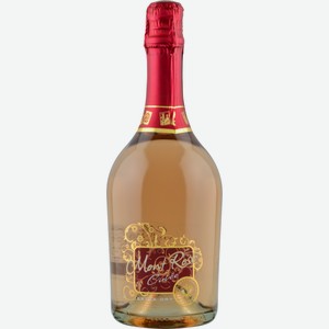 Вино игристое Montelliana Mont Rose розовое сухое, 0.75л Италия